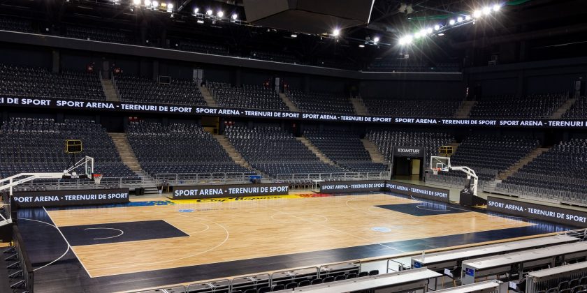 Cluj-Napoca: Sistem de parchet modular la BT Arena